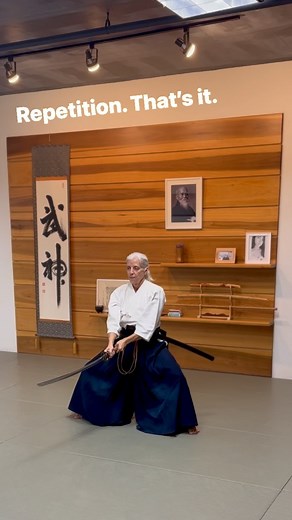 Repetition. That’s it. ◻️ . . #aikidopractice #forwardroll #aikidopath #bokkenclass #aikidoseminar #aikikai #aikidokids #kidsclasses #aikido #aikidoclass #aikidoweapons #aikidodojo #aikidokids #aikidoinnorthridge #dojo #dojoinnorthridge #martialarts #aikidoforbeginners #beginnersaikido #martialartsinnorthridge #welcometothemat #aikidofriends #seeyouonthemat #合気道 #合気会 #karate #jiujitsu #iaidō #judo | North Valley Aikikai
