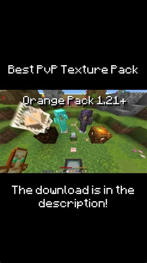 Best PvP Texture Pack 1.21+ (Orange Pack) #donutsmp #cpvp #texturepack #texturepvp #crystalpvp #pvp