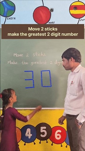Move 2 sticks to make the greatest 2 digit number | Number challenge | innovative Ideas #education