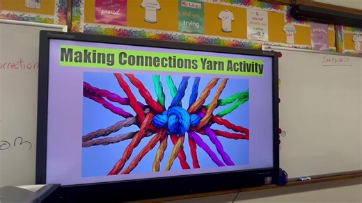 #TalkWeb Making Connections Yarn lesson in the SI Tech HS 9th grade “Intro to #Talknology” course, focusing on #oracy & #social skills, in order to get to know one another better while practicing active listening while #LearningToSpeak & #SpeakingToLearn. | Staten Island Technical High School: College Preparatory, Engineering NY | Facebook