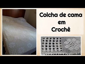 Colcha de crochê
