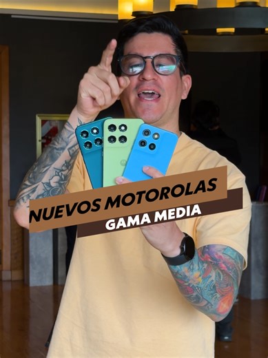 ¿3 teléfonos idénticos por fuera pero súper distintos por dentro? 👀📱 ​Te explico rapidísimo las diferencias clave de la nueva serie G. Aunque el diseño engaña, hay cambios importantes en el procesador, y solo uno de ellos esconde una cámara de 108MP y hasta 2 Terabytes de memoria. 🚀📸 ​En el video te resumo todo en segundos para que sepas exactamente cuál te conviene más ▶️👇 ​#Motorola #GamaMedia #MotoG #Smartphones #Tecnologiaparami