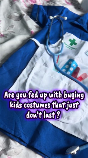 Durable Nurses Costume for Kids Aged 3-7