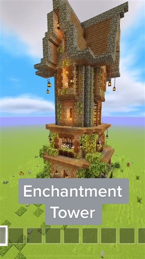 Enchantment Tower in Minecraft: Build Guide