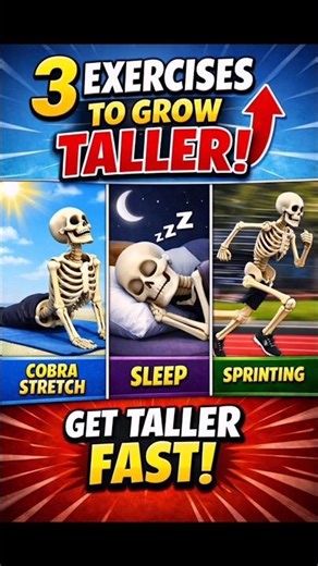 Do These 3 Exercises Daily to Grow Taller