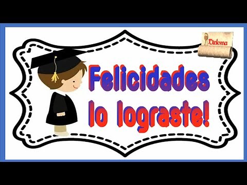 Mensaje de felicitación por tu GRADUACION. / Muchas Felicidades en tu GRADUACION.