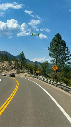 🇺🇸 Scenic Drive Through the Sierra Nevada Mountains #usa #california #automobile