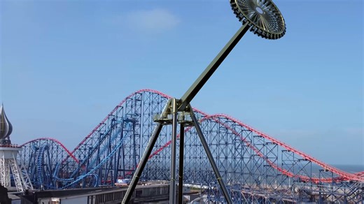 New for 2026 at Blackpool Pleasure Beach Resort: Aviktas 🤩 This new attraction is an Intamin Gyro Swing, and will without doubt be the best flat ride in the UK once it opens. We can't wait to take our first rides on it later this year. | Your Experience Guide