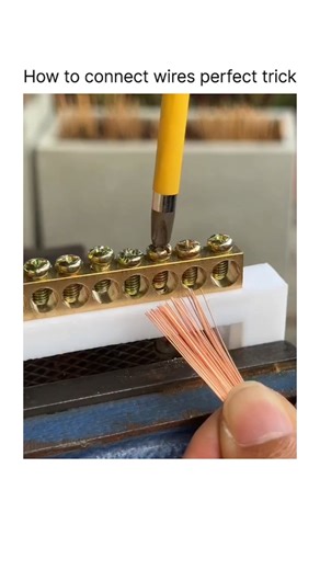 ExplainingNothinng on Instagram: "A standard "twist and tape" connection is a leading cause of electrical resistance, overheating, and mechanical failure over time. This is the Symmetrical Helix Interlock, the definitive professional technique for creating a wire-to-wire bond that is physically inseparable and electrically superior. The critical step is the interlaced core-braiding. Instead of twisting the two wires together as a single unit, you "fan out" the individual copper strands of both w