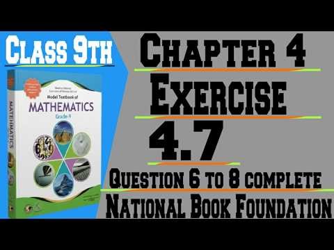 Class 9 Math Chapter 4 Exercise 4.7 | Question 6–8 | Complete Solution | Easy Tricks