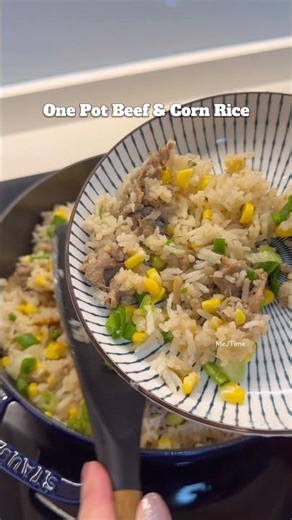 One Pot Beef n Corn Rice