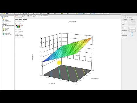 Design Expert Tutorial - Auswerten eines screening Designs