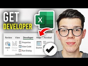 How To Get Developer Tab In Excel - Full Guide