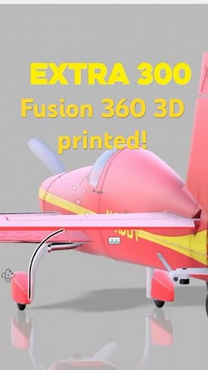 Fusion 360 to 3D Printed RC Plane! #3dprinting #aviation #rcplane #3dprinted