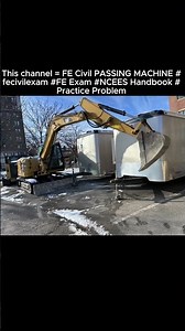 Construction #fecivilexam #FE Exam #NCEES Handbook #Practice Problem #constructionequipment