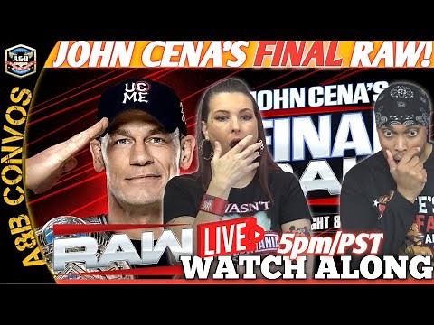 🔴 WWE Raw LIVE Stream | John Cena's FINAL Raw! - Watch Along & Review 11/17/25