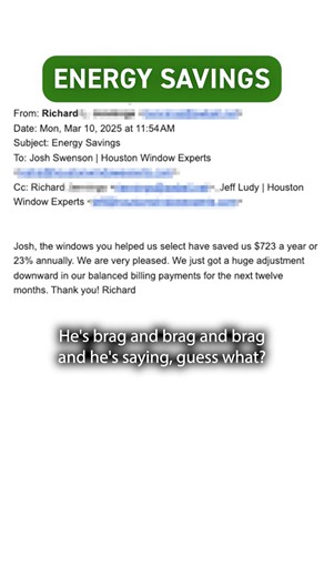 💡 Did you know? Double-pane windows can cut down on energy loss and help lower your electric bills 🔌💸. Stay cool in the summer ☀️ and warm in the winter ❄️—all while saving money every month. 🏡✨ #doublepanewindows #EnergySavings #WindowExperts #houstonhomes #SmartHomeUpgrades | Houston Window Experts