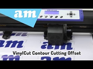 Calibrate and Adjust Contour Cutting Offset in VinylCut Software for Perfect Contour Alignment