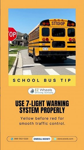 School Bus Tip (7-Light Warning System)