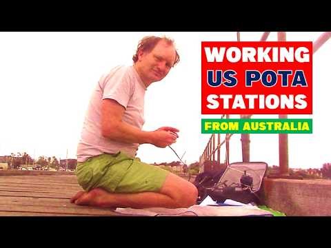 Some tips on working US POTA stations from Australia
