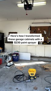 20K views · 159 reactions | Transforming these garage cabinets with our @Wagner Control Pro 130 was easy! Find them at @Lowe's or online! #DIY #paintsprayer #wagnerspraytech #wagnerpartner | Nik and Liv DIY | Facebook