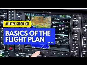 How to Enter a Flight Plan in the G1000 NXi – Aviatek Demo