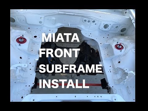 Miata Front Subframe Install
