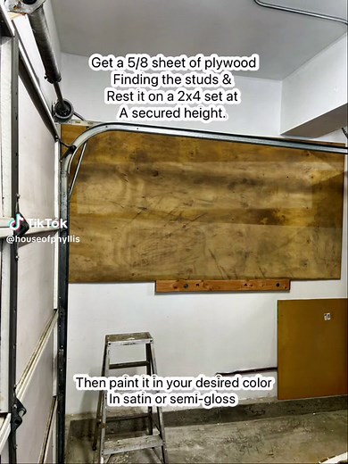 Summer is a great time for projects! Heres our recent Garage tool organization wall DIY- this way allows you to store more large & small tools than the hanging tool bars out there. Directions in the reel. #toolwall #diy #diyproject #garageorganization #toolorganization #organizationhacks #organizationdiy #explorepage #organizewithme #fyp #houseofphyllis