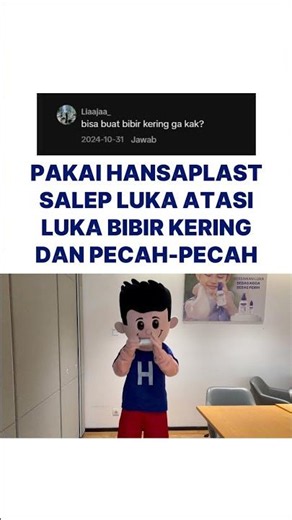 Bibir kering sampai luka? 😭 Rawat pakai Hansaplast Salep Luka JUMBO, LEBIH BESAR & LEBIH HEMAT ✨