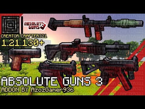Absolute Guns 3 Addon - RPG-7 UPDATE Showcase 3D Guns Addon MCPE 1.21.130+ | Creator Crafter321