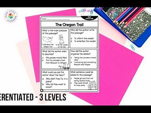 Nonfiction Text Structure Reading Passages for 2nd Grade (includes reading comprehension questions)