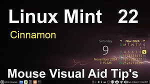 Linux Mint 22 - Cinnamon - 鼠标视觉辅助提示。_哔哩哔哩_bilibili