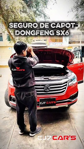 Seguro de capot con llave DONGFENG SX6 Instalación de cerradura para el capot con llave cruz de triple combinación Reforzado con placa de 3 milímetros de espesor para mayor seguridad todo en acero inoxidable 930709809 WHATSAPP para más detalles Google maps : CJ7 CARS SMP LIMA Cotiza tu instalación yaaaa!!!! | CJ7 CAR'S