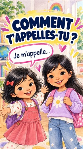 What’s Your Name in French? 🎵 Je m’appelle | French Song for Kids