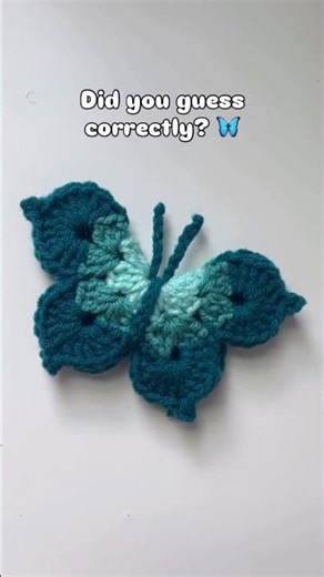 Crochet butterfly free pattern
