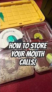Turkey Mouth Call Storage Hacks: Keep Your Reeds Separate & Trouble-Free! #turkeycalls #turkey