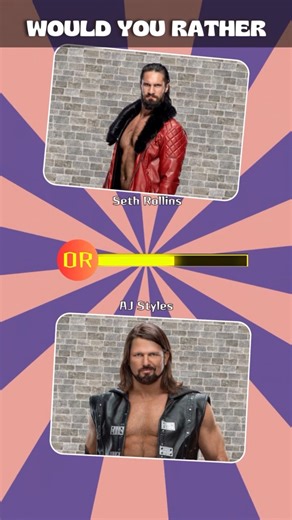 WWE Quiz: Seth Rollins or AJ Styles? Pick Your Ultimate Wrestling Path!