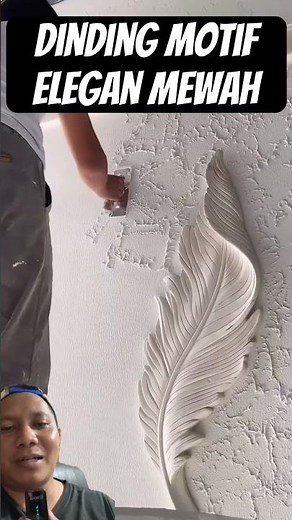 Make a travertine patterned wall #shorts #diy #craft #carpentry #construction