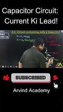 Pure Capacitive Circuit: Phase Difference pi/2 Samjho! ✅