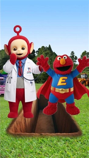 Teletubbies doctor saves a superhero#shorts
