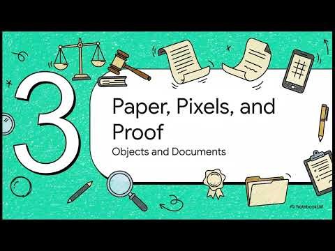 Fact to Proof Evidence Law llb lecture 3