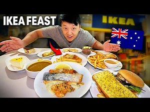 Eating ENTIRE Local Menu at IKEA in Sydney Australia
