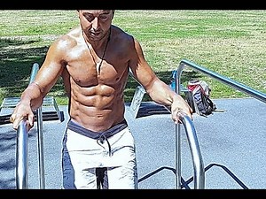 Best Abs & Core Exercises On Parallel Bars In 1 Min. | Bauchmuskeltraining Calisthenics In 1 Min.