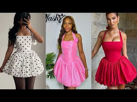 How to Cut and Sew a Bubble Dress / Bubble Skirt