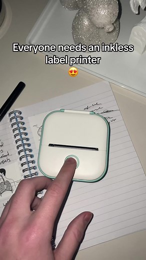 No ink label printer ❤️ #student #tiktokmademebuyit #labels #DIY