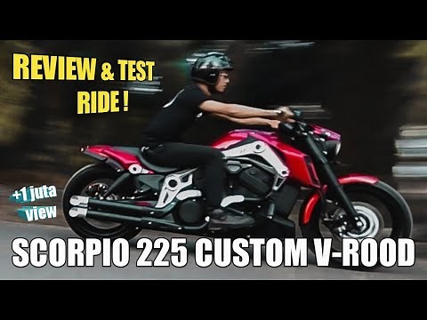 REVIEW & TEST RIDE YAMAHA SCORPIO 225 MODIFIKASI VROOD