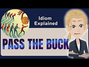 PASS THE BUCK 🦌 | Learn This English Idiom with Stories