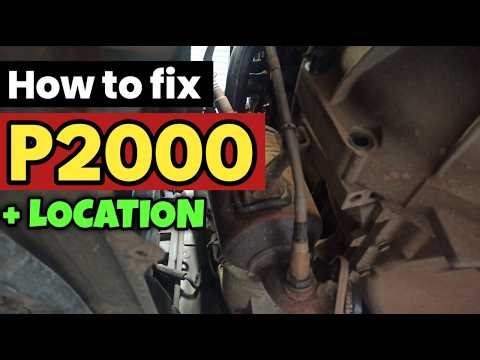 P2000 | P2000 NOx Adsorber Efficiency Below Threshold Bank 1 | CODE P2000 | p2000 obd2