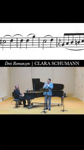 Sagar Anupindi on Instagram: "💕 Some Romance for you this Valentine’s Day From the third movement of Clara Schumann’s Three Romances, originally for violin and piano, played here on oboe, from my recital last October. This movement features fast rolling lines in the piano with a soaring and singing melody in the oboe. #oboe #classicalmusic #musician #oboist #violin"