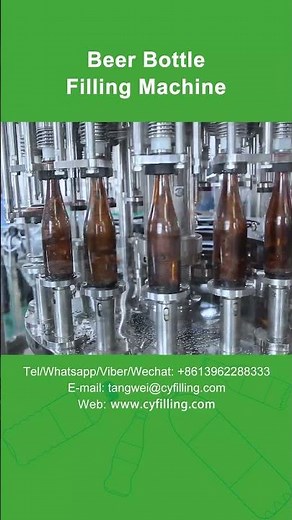 Beer Bottle Filling Machine, Beer Production Line Plant, Brewing Equipment, Brewery Machine - Chenyu